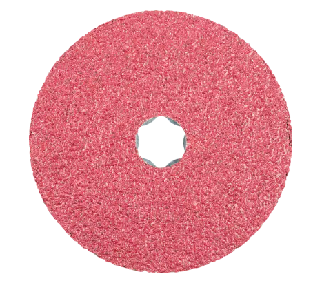 COMBICLICK Fiber Disc, 7" Dia. - Ceramic Oxide CO-COOL, 50 Grit