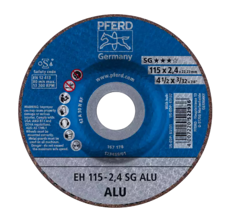 9" x 1/8" Cut-Off Wheel, 7/8" A.H. - SG ALU - Type 27