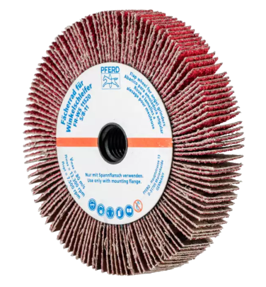 4-1/2" x 5/8" Unmounted Flap Wheel - 5/8-11 Thread - Ceramic Oxide - 80 Grit