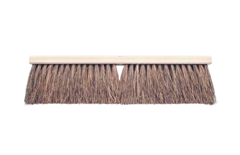 Track Broom, Bass Fiber - 10" Sweep (Steel Chisel)