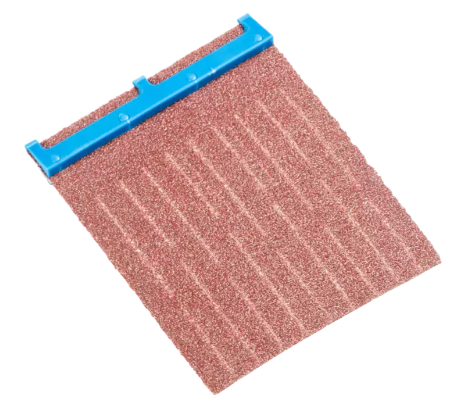 POLIFLAP Abrasive Flaps - Aluminum Oxide - Set of 12 Flaps, 2-3/8" x 3" - 220 Grit