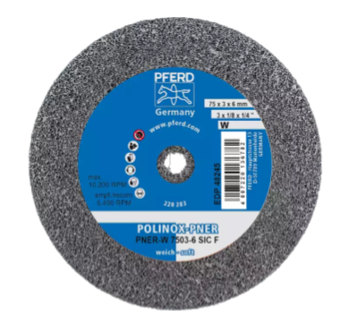 2" x 1/8" Unitized Wheel - 1/4" A.H., A/O Fine (H) 8AM