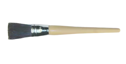 1" Oval Sash Tool - Pure Black Bristle, 2-1/16" Trim