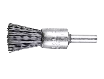 1" M-BRADÃ‚Â® End Brush - 1/4" Stem,  .022 SiC - 320 Grit