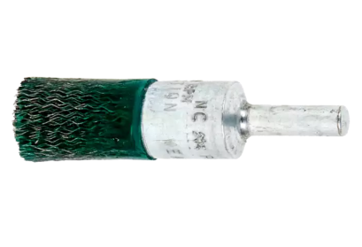 2" Shank Mtd Flared Cup Brush - E3 Encapsulation - .020 CS Wire, 1/4" Shank