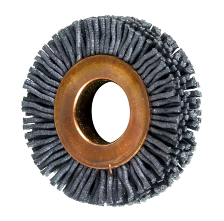 1-1/2" M-BRAD Tube Center Wheel - 1/2" A.H., .035 SiC - 180 Grit